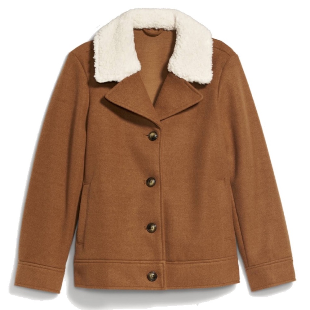 Old Navy Sherpa Collared Jacket